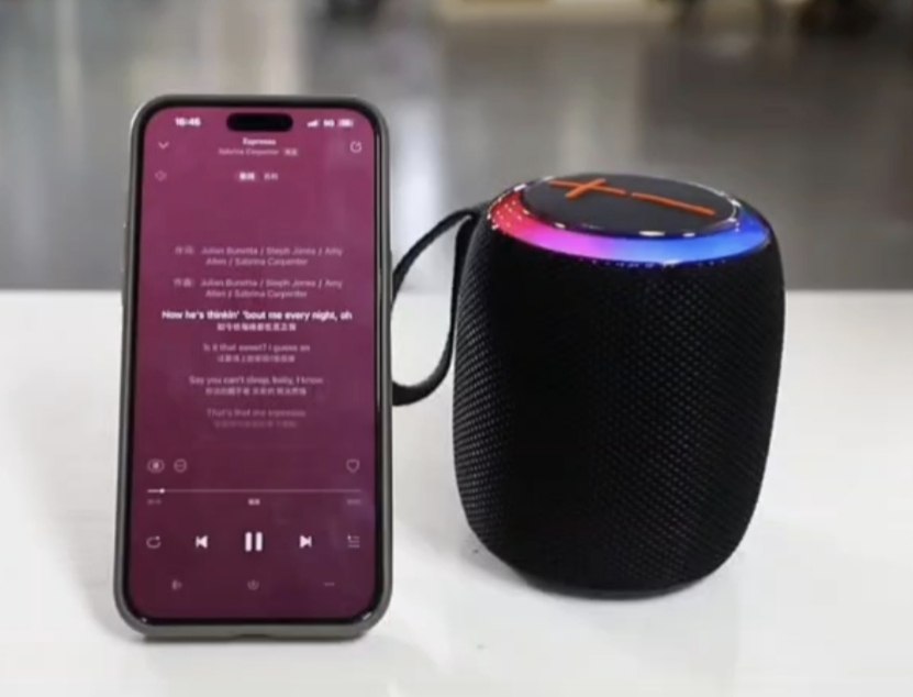 K1 Mini portable Bluetooth speaker RGB Light. Wather proof